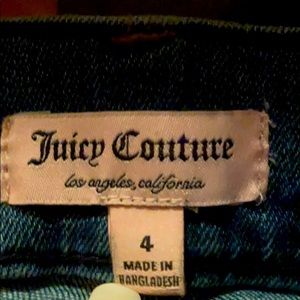 Juicy skinny straight legs with rips